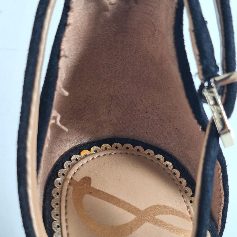 Sam Edelman Lucia ankle strap open toe heel size 9 - Picture 4 of 7